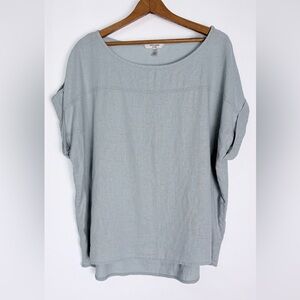 Cable & Gauge Studio Light Sage, Linen Top, Size Medium